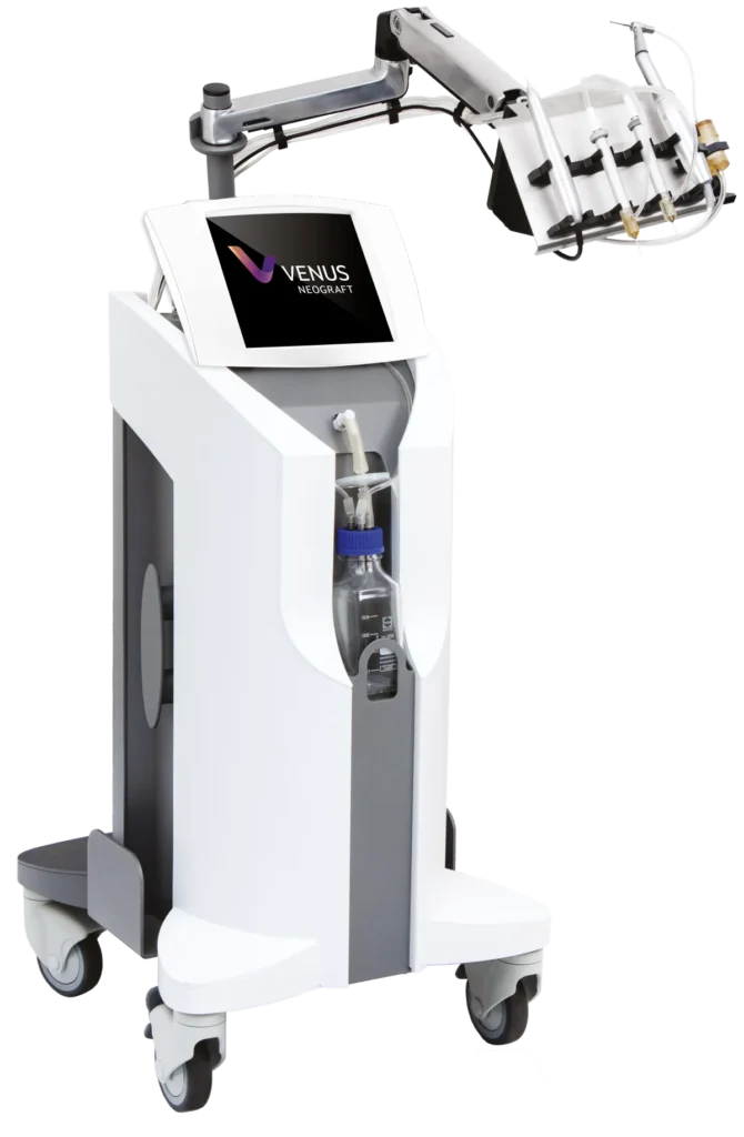 Advanced hair restoration equipment at ROG Hair Institute for innovative hair growth solutions.